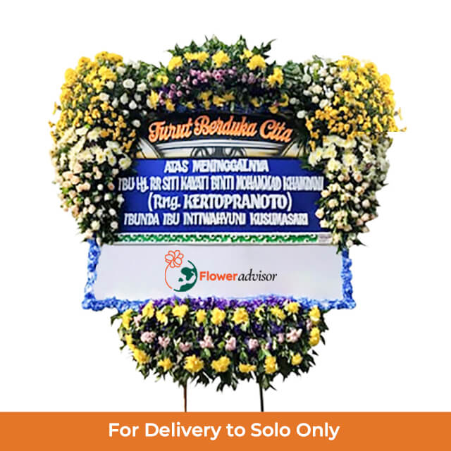 Papan Bunga Duka Cita Flower Path