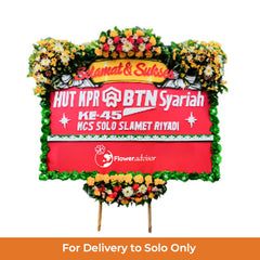 Papan Bunga Congratulations Success Simple