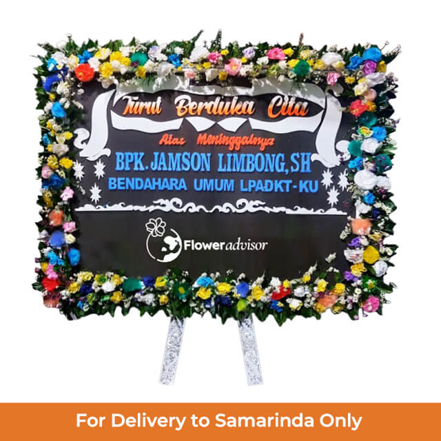 Papan Bunga Turut Berduka Cita Chained Grieve