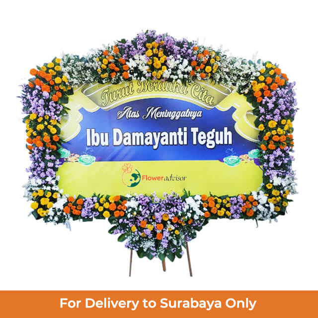 Papan Bunga Belasungkawa Duka Cita Flowerfields