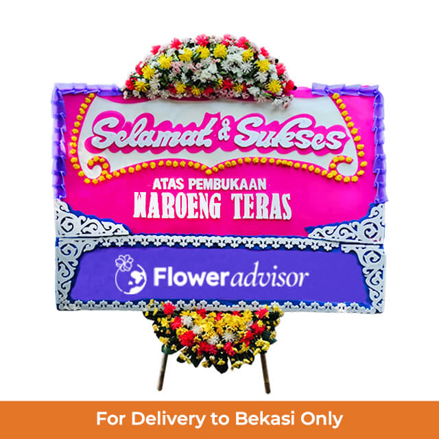 Papan Bunga Selamat Sukses Swarna Bloom