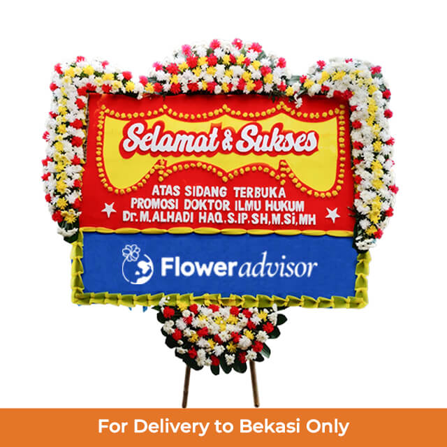 Papan Bunga Selamat Sukses Padma