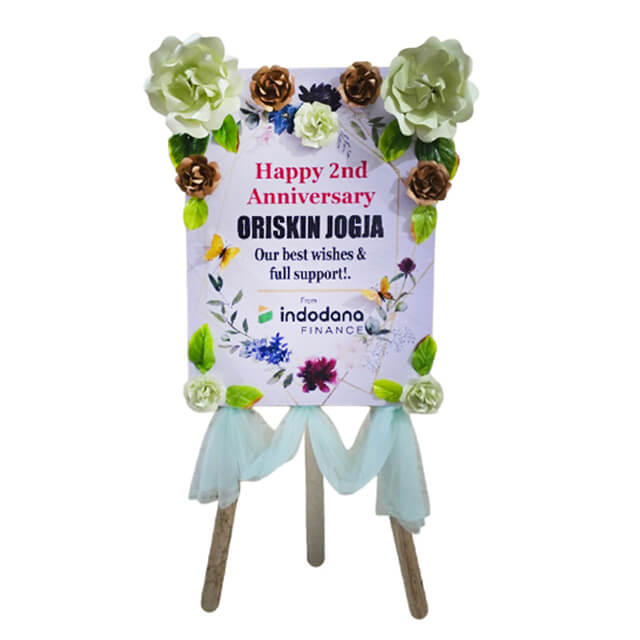 Paper Flower Board Anniversary 2