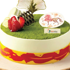 Matcha Blossom Cake CNY
