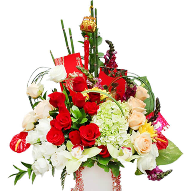 Scarlet Joy - Bunga Rangkaian Imlek 2025