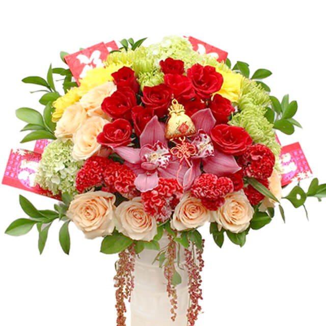 Gracious Scarlet - Bunga Mewah Imlek 2025