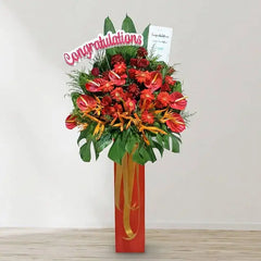 Vermilion Grace Standing Flower