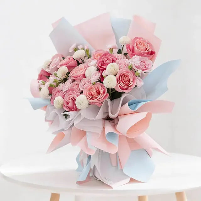 Vivid Rose Mosaic  - Vday