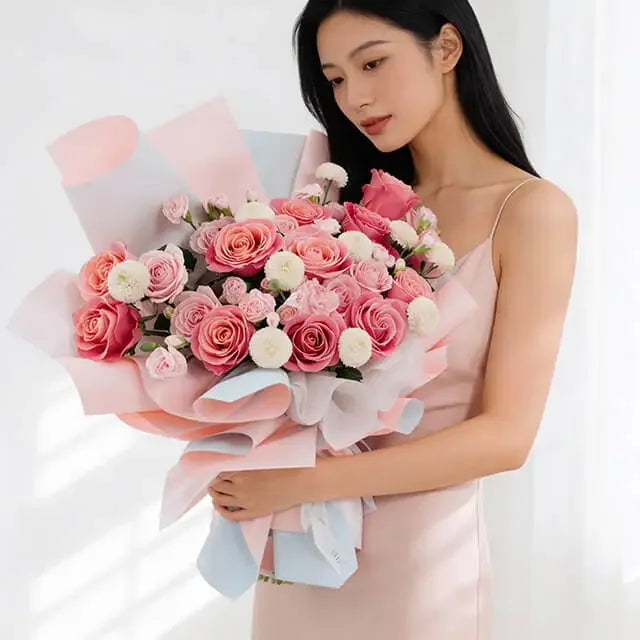 Vivid Rose Mosaic  - Vday