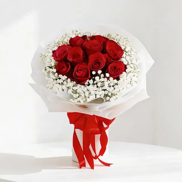 Elegant Red Roses Bouquet Jacqueline  Vday