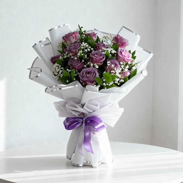 Wonder Imperial mawar ungu untuk kado Valentine suami
