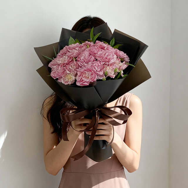 Nothing More Than You - Stylish Carnation Bouquet