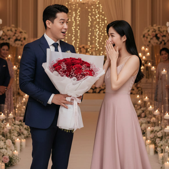 Sweet Rouge Rose untuk hadiah anniversary romantis